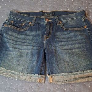 Lucky Brand Laguna Short Dark Blue Jean Shorts size 0